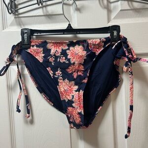 Floral Tie-Side Bikini Bottoms NWOT 2x